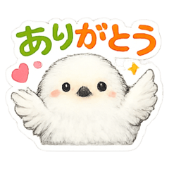 Cute little long-tailed tit