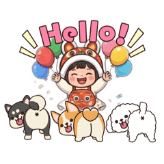 小可愛的萬用問候語