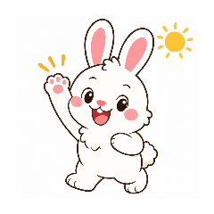 Rabbit's daily greetings