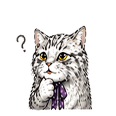 Angry Cat Daily Sticker 4