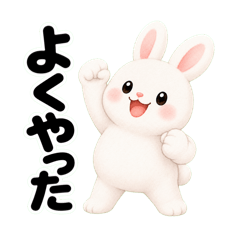 White Bunny True Feelings Praise Pack 1