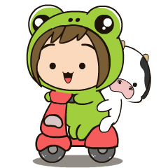Simple Chibi Frog : Animated