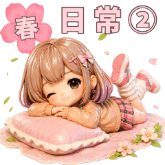 3D Cute Girl Spring Daily Vol.2