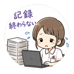 Cute Nurse Daily Stickers