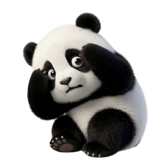 Chubby Wriggling Panda (ANMZ)