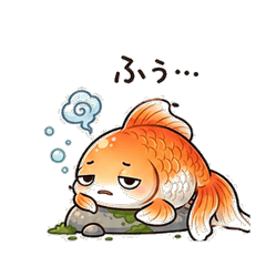 Lazy Goldfish Daily Stickers