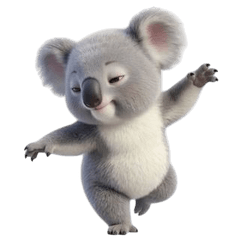 Chubby Wriggling Koala (ANMZ)