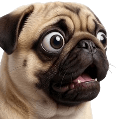 Chubby Wriggling Pug (ANMZ)