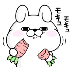 うさぎ&くま100% うごく オノマトペ