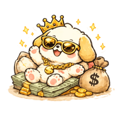 Wealthy Glasses Dog