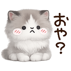 Small Ragdoll cat Sticker