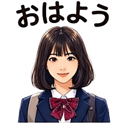 A bright day for a high school girl