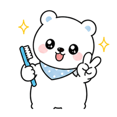刷牙動物 - 熊