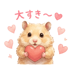 Fukumaru Long-haired Hamster in Paradise