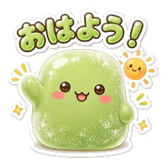 Mochipuni Matcha Daily Greetings
