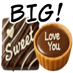 CHOCOLATE BIG Sticker