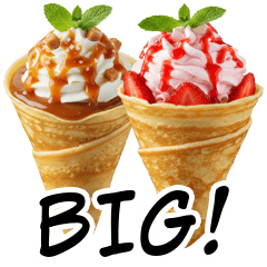 CREPE BIG Sticker