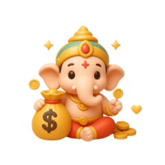 Lord Vishnu, the god of wealth.