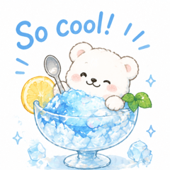 可愛夏日動物：日常問候