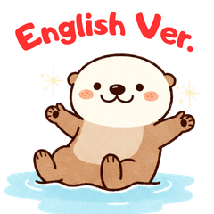 cute sea otter_daily life