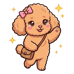 全身表現的玩具貴賓犬【基礎】