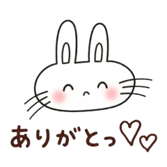 Greeting cute Usapyon