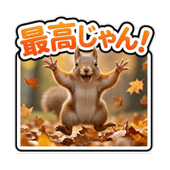 Real Squirrel Reactions for LINE