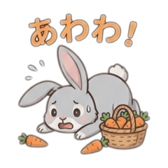 Super Clumsy! Gin-chan the Gritty Rabbit
