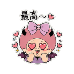Little Devil Pink-chan Stickers (24)