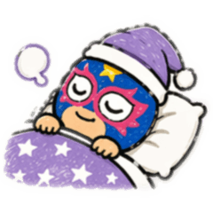 Hand Drawn Lucha Boy