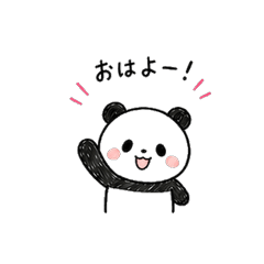 Doodle Panda Daily Stickers