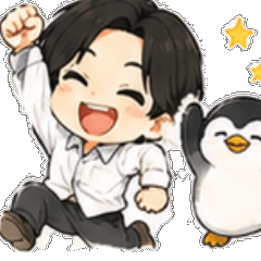 Cute Daily Boy & Penguin Stickers