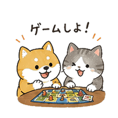 Board Game Animals Stickers vol.2