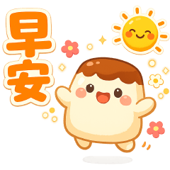 可愛布丁--日常 實用貼圖