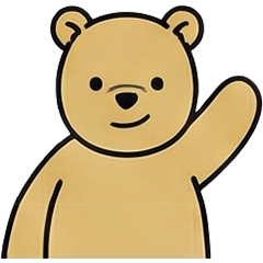 Cute bear of the Mizuno family