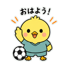 piyosto: Soccer Chick Stickers