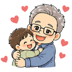 Lovely Grandpa & Family