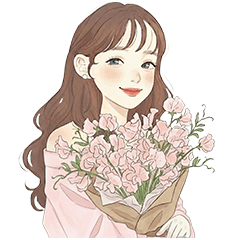 Relatable Cute Everyday Girl Stickers