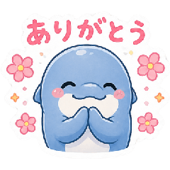 Cute Dolphin Emotion Stickers
