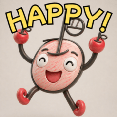 Apple Boy Stickers