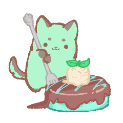 Chocolate mint colored dog