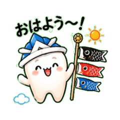 Cute & Friendly Tooth Stickers4