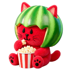 Watermelon Cat: Daily Life