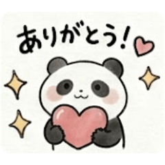 Cute & Relaxing Panda Stickers