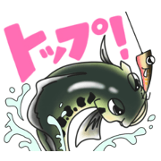bass fishing sticker 0