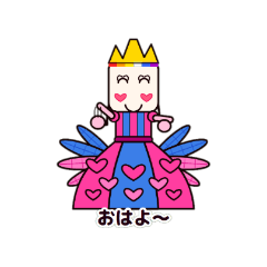 Queen of Hearts  Hand-Drawn by a Child