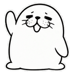 Sloppy Seal: 24 Surreal Mood Stickers