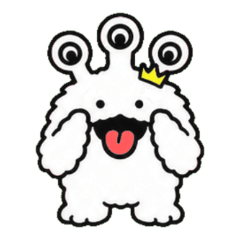 Uchusan | Fluffy Alien Daily Stickers