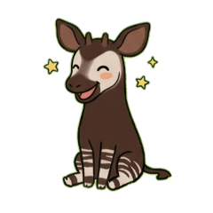 Soft and Fluffy Rare Animal Okapi