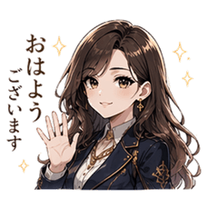 Elegant Business Woman - 16 Stickers